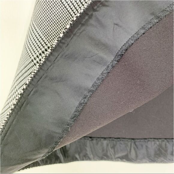 J. Crew Plaza‎ Women’s Skirt Black White Glen Plaid Flared Sz 2 New - Picture 4 of 12